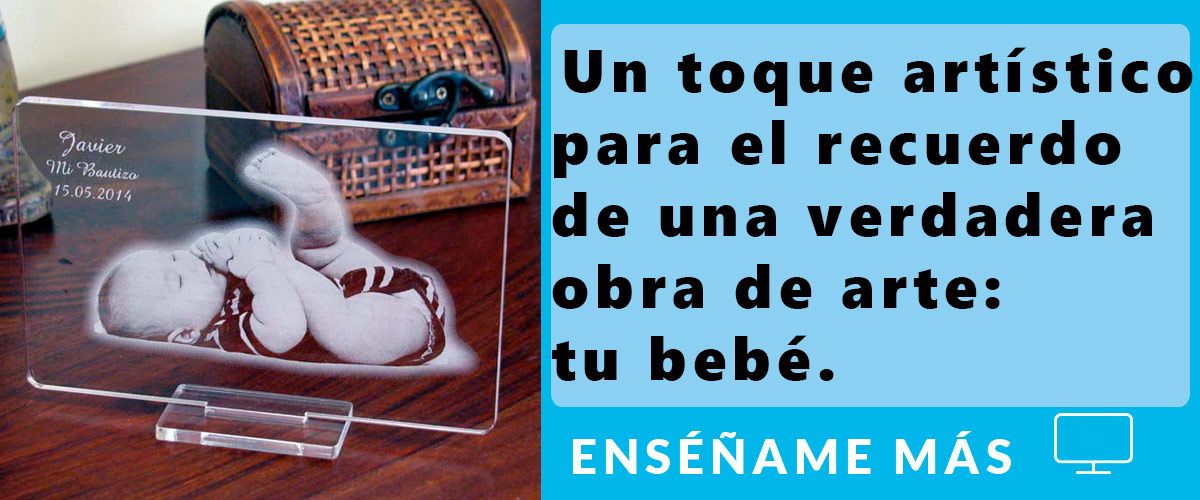 Fotograbados laser para bautizos