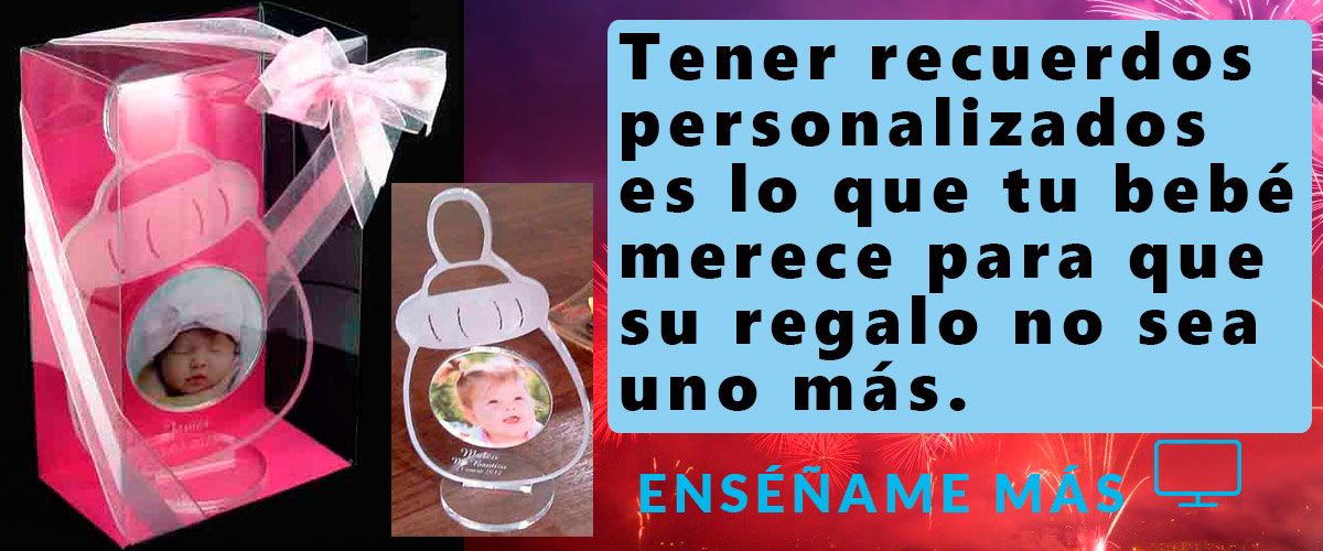 Portafotos para regalar en el bautizo